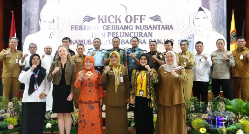 Kemendikbudristek RI dan Pemprov Kalsel serta Kedutaan Amerika Serikat Saling Bersinergi di Kick Off Festival Gerbang Nusantara yang Dibuka di Gedung Mahligai Pancasila, Kota Banjarmasin (foto:istimewa)