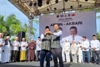 Deklarasi Arifin-Akbari di Taher Square Banjarmasin (foto:istimewa)