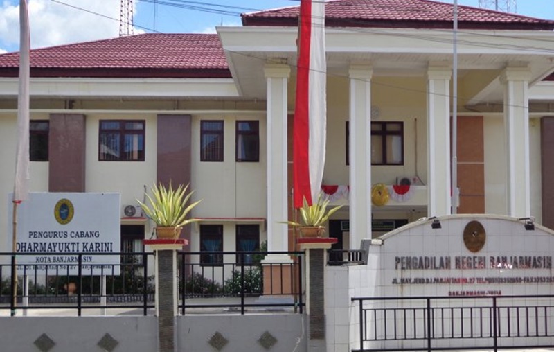 Kantor Pengadilan Negeri Banjarmasin (foto:istimewa)