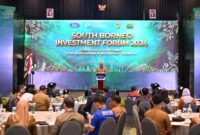 Pemerintah Provinsi Kalimantan Selatan bersama Bank Indonesia (BI) Provinsi Kalimantan Selatan (Kalsel) menyelenggarakan South Borneo Investment Forum (SBIF) 2024 (foto:humas BI Kalsel)