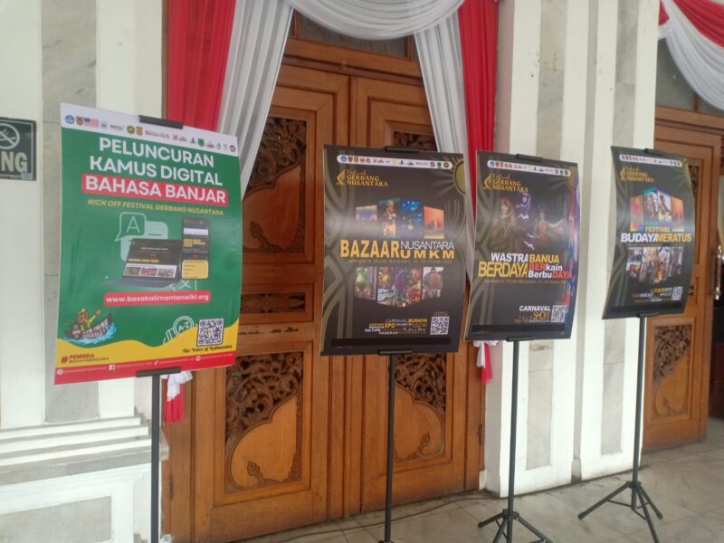 Petunjuk (Pamflet) Aplikasi Kamus Bahasa Banjar yang Diluncurkan (foto:bomindonesia)