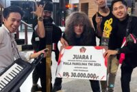 ROCK ON yang berhasil menjadi jawara Antasari Festival Band 2024 piala Panglima TNI kategori umum (foto Istimewa)