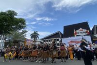 Seribu Lebih Masyarakat di Banjarmasin Ikuti Parade Seni Budaya Lintas Etnis (foto:istimewa)