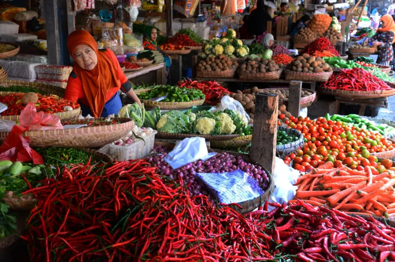 Ramainya Perdagangan di Kawasan Sentra Antasari Banjarmasin (foto:istimewa)