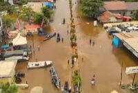 Banjir Terparah dan Pendudukan Mengungsi (Foto :  IG Info Mura )