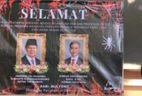 Karangan bunga kritik Prabowo-Gibran berujung pembekuan BEM FISIP Unair. (Dok. BEM Fisip Unair)
