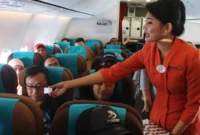 Penumpang dan Pelayanan Awak Kabin Garuda Indonesia (foto:istimewa)