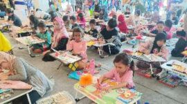 Lomba Mewarna untuk anak-anak digelar Iloenx Enterprise (foto:istimewa)
