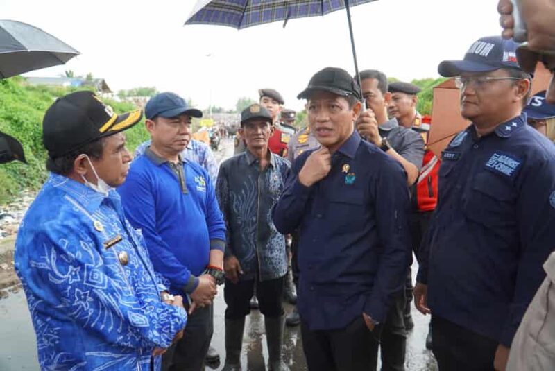 Menteri Lingkungan Hidup RI, Hanif Nurofiq ke TPA Basirih Banjarmasin, Kamis (28/11/2024) (foto:bomindonesia)