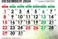 Kalender Desember 2024 (foto:percetakan bandung/bomindonesia)