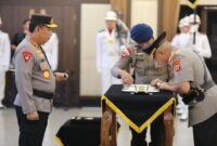 Dilantik oleh Jenderal Polisi Drs Listyo Sigit Prabowo MSi di Ruang Rapat Utama (foto:bomindonesia)