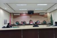 Suasana sidang pembacaan putusan di PN Banjarmasin, Kamis (7/11/2024).(Foto Istimewa)