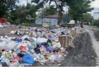 Sampah Masih Berserakan (foto:Screenshot)