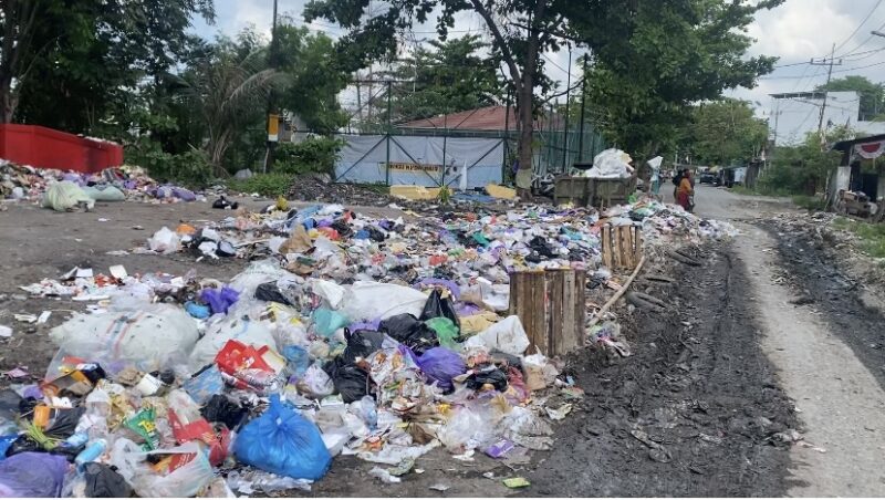 Sampah Masih Berserakan (foto:Screenshot)