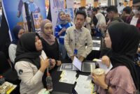 Ratusan Pencaker Ramai Kunjungi Job Fair PTPPV Kalselteng di Duta Mall Banjarmasin (foto:istimewa)