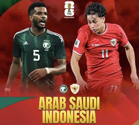 Arab Saudi vs Indonesia (foto:bomindonesia/istimewa)