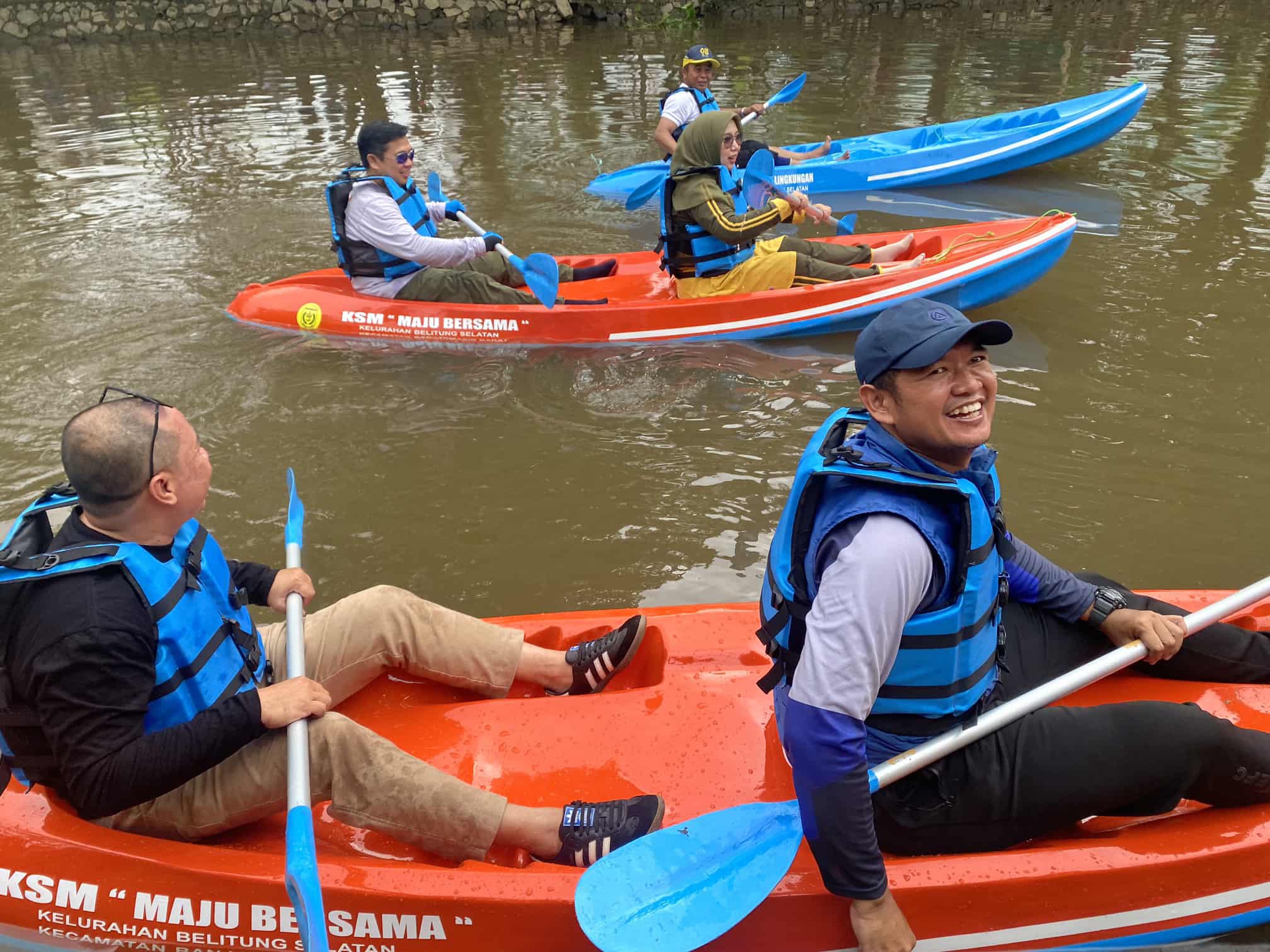 Menikmati Wisata Kuno di Sungai Jalan Jafri Zam-zam Kota Banjarmasin