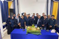 Dengan Semangat Kebersamaan Para Kader Memperingati HUT ke-13 Partai NasDem di Kantor DPW Partai NasDem Kalimantan Selatan berlokasi di Kota Banjarbaru (foto:bomindonesia)