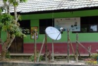 Akses Internet Melalui Satelit Republik Indonesia (SATRIA-1) di Sekolah (foto:istimewa)