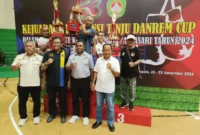 Piala Danrem Cup pada Kejurprov Tinju Kalsel,di GOR Hasanuddin HM Banjarmasin (foto:bomindonesia/baritopost)