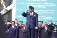 Surya Paloh Pimpin Perayaan HUT ke-13 Partai Nasdem di ABN NasDem Jakarta (foto:bomindonesia)