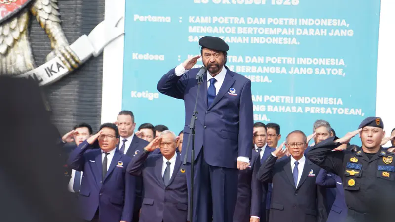 Surya Paloh Pimpin Perayaan HUT ke-13 Partai Nasdem di ABN NasDem Jakarta (foto:bomindonesia)