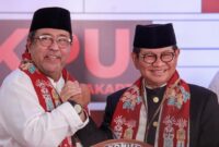 Politisi PDIP Pramono Anung-Rano Karno dalam Pilkada Jakarta 2024 (foto:istimewa/bisnis.com)