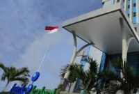 Gedung Megah Bank Kalsel di Kota Banjarmasin, Provinsi Kalimantan Selatan (foto:bomindonesia)