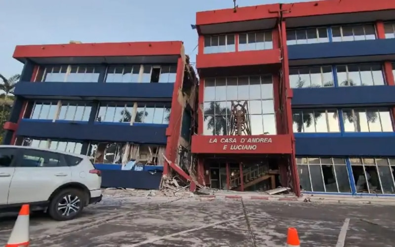 Kondisi Gempa di Negara Republik Vanuatu (foto:istimewa/bomindonesia)