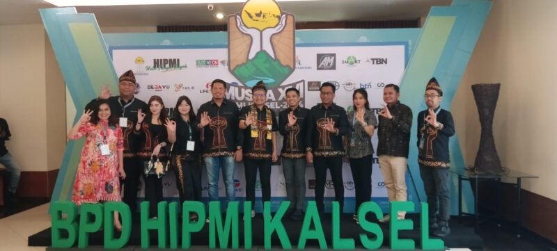 BPP HIPMI dan BPD HIPMI Kalsel disela Musda XVI di Hotel Rattan In Banjarmasin, Provinsi Kalimanta Selatan (Kalsel) (foto:bomindonesia)