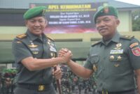 Kolonel (Inf) Ilham Yunus (kiri) Brigjen TNI Ari Arianto (Kanan) (foto:bomindonesia)