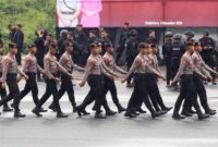 Polda Kalsel Amankan Rapat Pleno KPU Kalsel (Foto Istimewa/Bomindonesia)