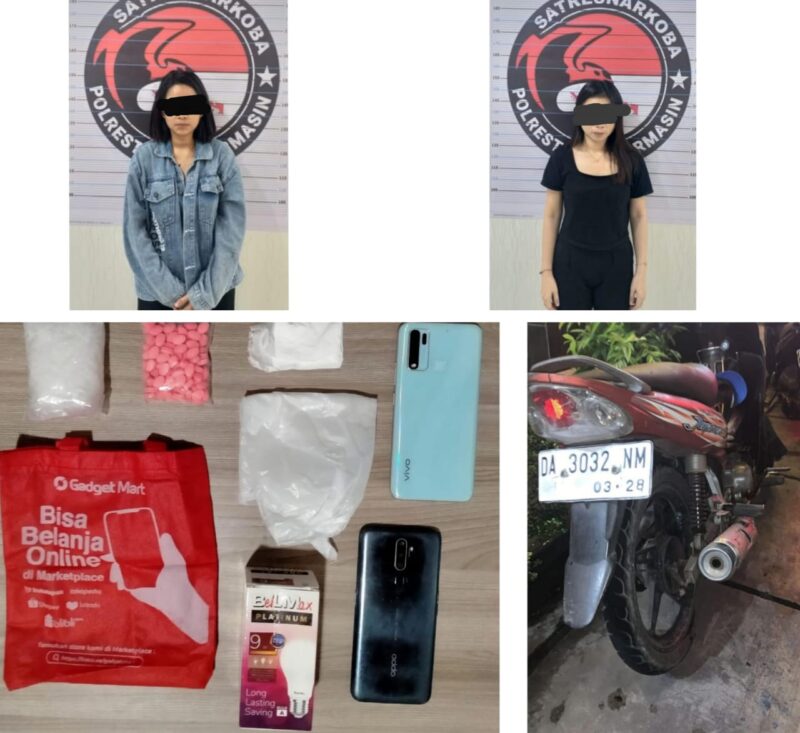 Tersangka dan barang bukti (foto: istimewa/bomindonesia)