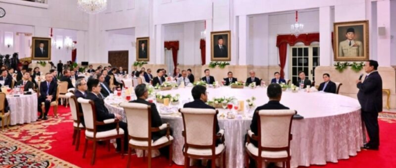 Presiden Prabowo Subianto menyambut hangat kunjungan delegasi Japan-Indonesia Association (Japinda) dan The Jakarta Japan Club (JJC) di Istana Kepresidenan, Jakarta Pusat, Jumat 6 Desember 2024 (Foto Istimewa/Bomindonesia)