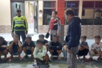 Polsek Banjarmasin Timur Amankan 13 Remaja yang Terlibat Pesta Miras (Foto Istimewa/Bomindonesia)