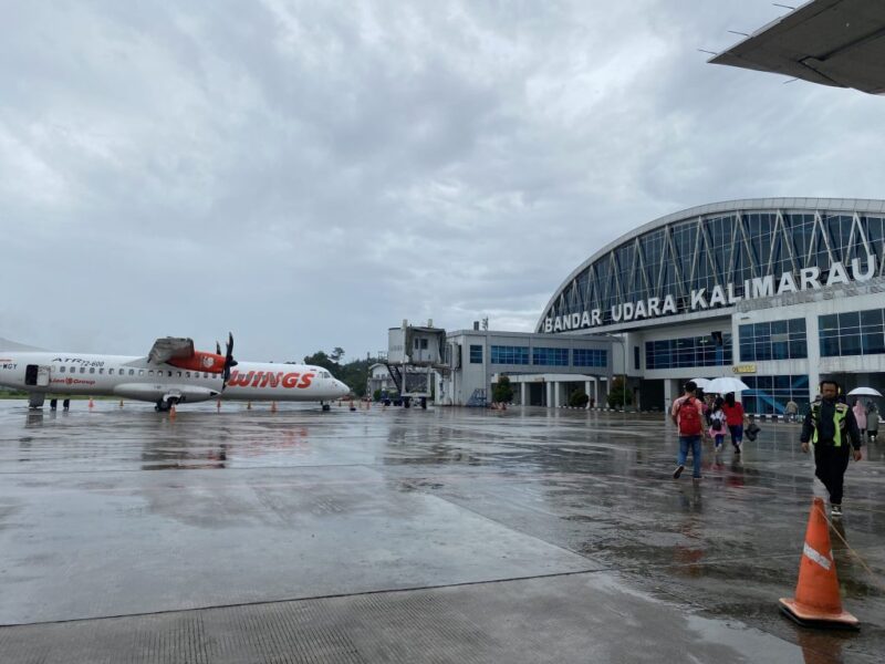 Kondisi Bandara Kalimarau Berau (foto:istimewa/bomindonesia)