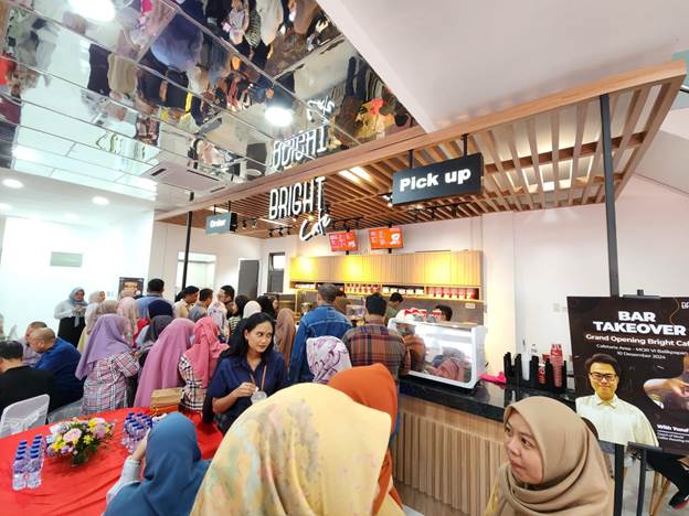 Selamat atas Pembukaan Unit Bright Cafe Terbaru di Bertepatan HUT Ke-67 PT Pertamina (Persero), (foto:istimewa/bomindonesia)