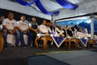 Hadir dalam acara tersebut Bupati Kotabaru, Ketua DPRD, sejumlah pejabat daerah, Forkompinda, serta perwakilan lembaga terkait seperti KSOP, BPJS Ketenagakerjaan, dan pihak Bandara Gusti Syamsir Alam.  (foto:istimewa/bomindonesia)