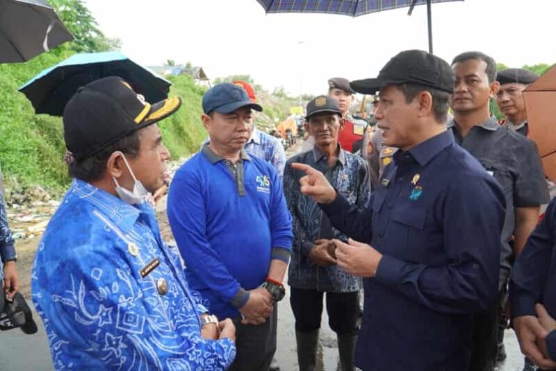 Kunjungan Menteri KLHK, Hanif Nurofiq di TPA Basirih Banjarmasin, 28/11/2024.