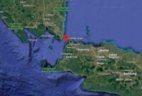 Titik lokasi pusat megathrust. (Dok. Google Maps/Istimewa/Bomindonesia)