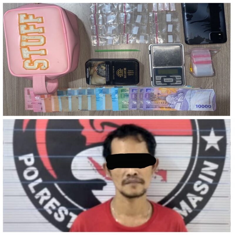 Tersangka beserta barang bukti (Foto Istimewa/Bomindonesia)
