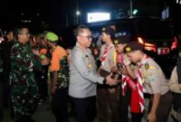 Kapolresta Banjarmasin,Kombes Pol. Cuncun Kurniadi, S.I.K., M.H. usai berpatroli keliling bersama jajaran Forkopimda Kota Banjarmasin (Foto Istimewa/Bomindonesia)