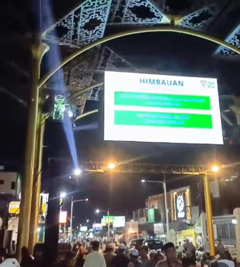 Suasana Malam Di Kawasan Kabupaten Banjar (Foto Istimewa/Instagram/Bomindonesia) 