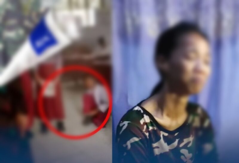 Tampak Sedih Ibu Orang Tua Anak (Foto Istimewa/Bomindonesia)