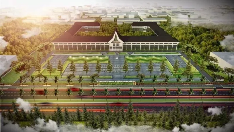 Kantor Gubernur Provinsi Kalimantan Barat (Kalbar) Masa Depan (foto:istimewa/bomindonesia)