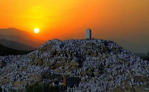 Di Waktu Senja Saat Berada di Padang Arafah (foto:istimewa/bomindonesia)