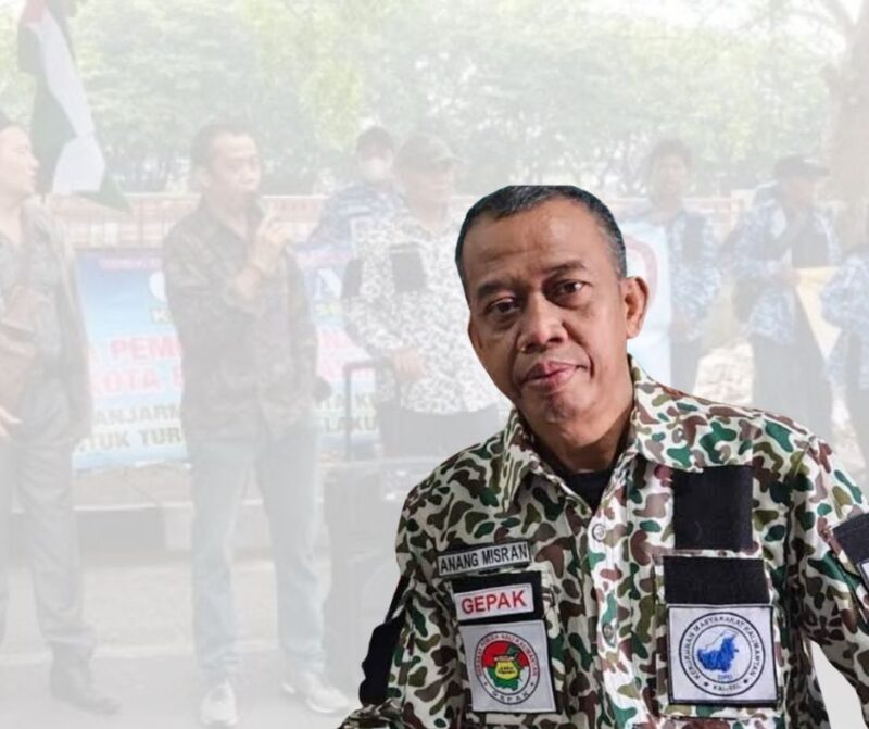 Ketua Gerakan Pemuda Asli Kalimantan (GEPAK) Kalsel Anang Misran (foto:bomindonesia)