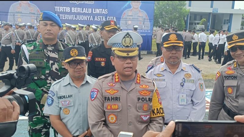 Direktur Lalu Lintas Polda Kalsel, Kombes Pol Fahri Anggia Natua Siregar,(foto:bomindonesia)