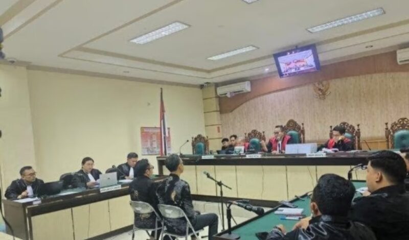 Sidang yang berlangsung di Pengadilan Tindak Pidana Korupsi (Tipikor) Banjarmasin (Foto Bomindonesia)