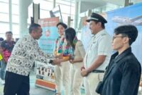 Penerbangan perdana rute Pontianak-Banjarmasin-Lombok dilakukan pada Jumat (Foto Istimewa)